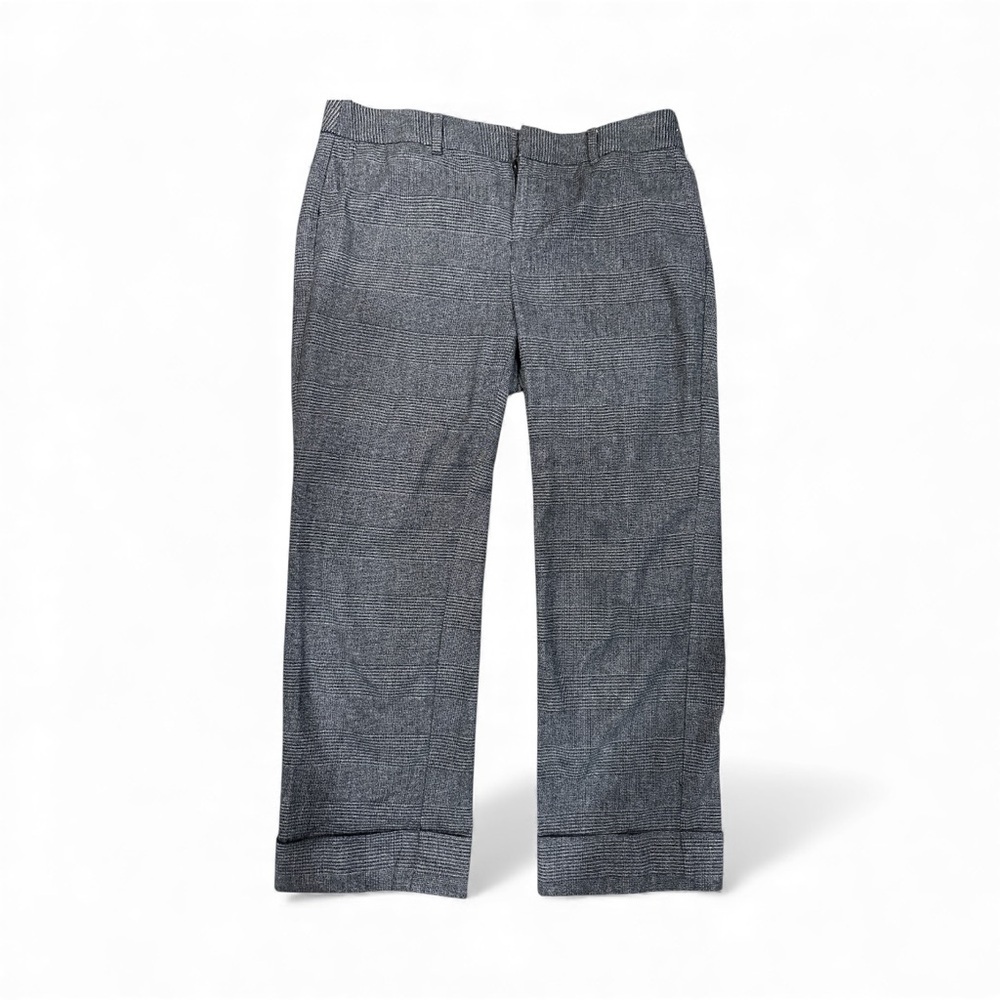 GAP Cropped Plaid Trousers – Size 6